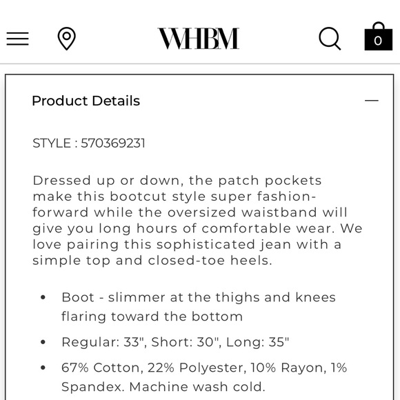 EUC White House Black Market High Rise Everyday Soft Jeans Size 14 - Picture 12 of 12